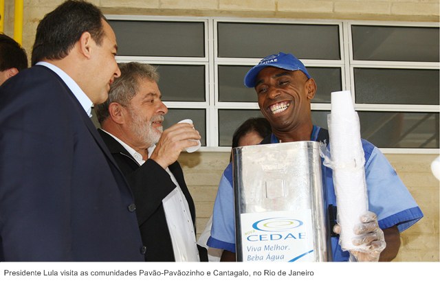 Presidente Lula visita as comunidades Pavão-Pavãozinho e Cantagalo, no Rio de Janeiro.
