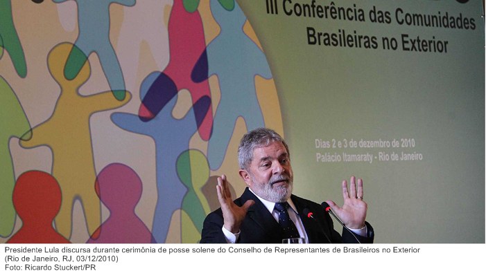 Presidente Lula discursa durante cerimônia de posse solene do Conselho de Representantes de Brasileiros no Exterior (2)