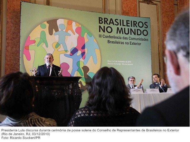 Presidente Lula discursa durante cerimônia de posse solene do Conselho de Representantes de Brasileiros no Exterior (3)