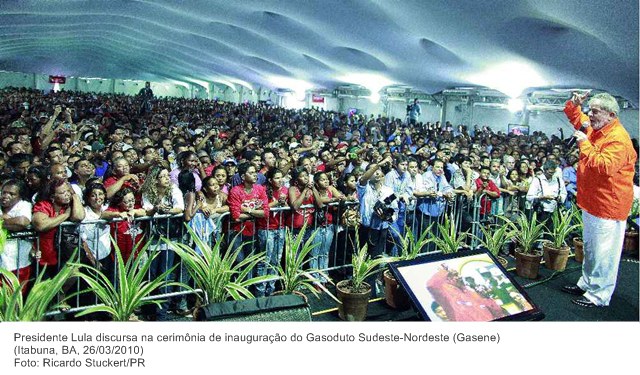 Presidente Lula discursa na cerimônia de inauguração do Gasoduto Sudeste-Nordeste (Gasene) (2).