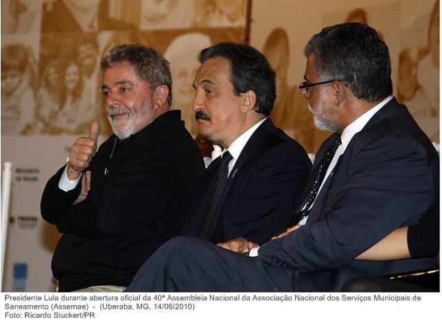 Presidente Lula durante abertura oficial da 40ª Assembleia Nacional da Associação Nacional dos Serviços Municipais de Saneamento (Assemae) (2).