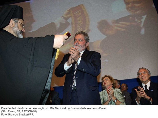 Presidente Lula durante celebração do Dia Nacional da Comunidade Árabe no Brasil (3)