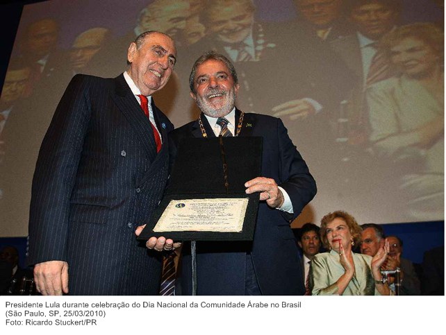 Presidente Lula durante celebração do Dia Nacional da Comunidade Árabe no Brasil (4).