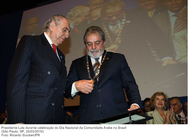 Presidente Lula durante celebração do Dia Nacional da Comunidade Árabe no Brasil (5)