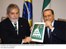 Presidente Lula durante encontro com o primeiro-ministro da Itália, Silvio Berlusconi (2).