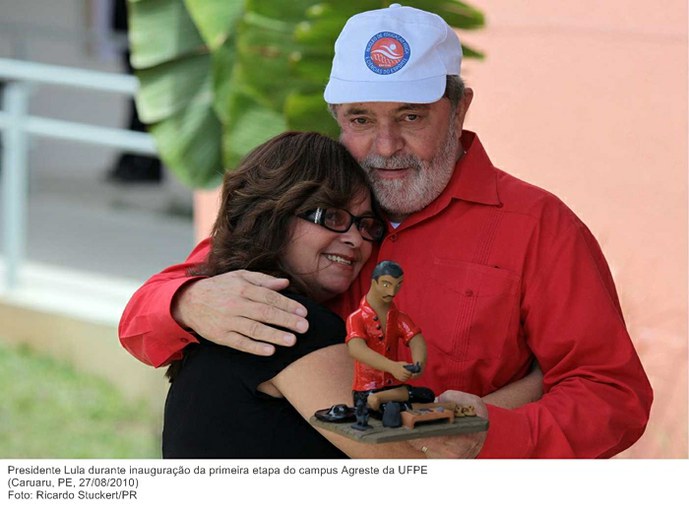 Presidente Lula durante inauguração da primeira etapa do campus Agreste da UFPE.