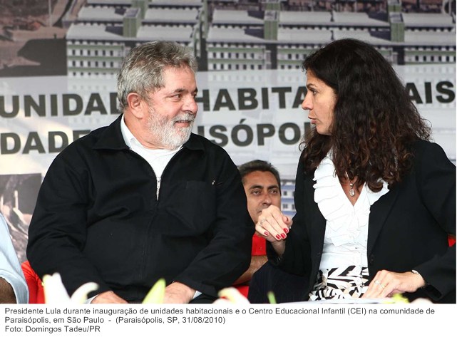 Presidente Lula durante inauguração de unidades habitacionais e o Centro Educacional Infantil (CEI) na comunidade de Paraisópolis, em São Paulo.