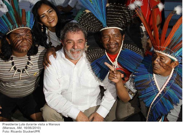 Presidente Lula durante visita a Manaus