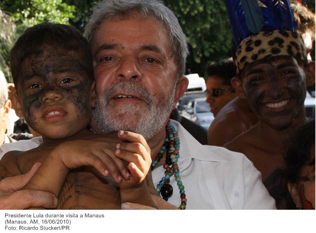 Presidente Lula durante visita a Manaus