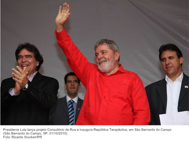 Presidente Lula lança projeto Consultório de Rua e inaugura República Terapêutica, em São Bernardo do Campo.