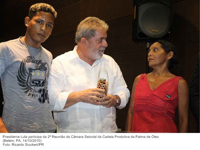 Presidente Lula participa da 2ª Reunião da Câmara Setorial da Cadeia Produtiva da Palma de Óleo