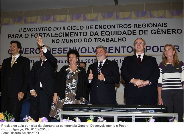 Presidente Lula participa da abertura da conferência Gênero, Desenvolvimento e Poder