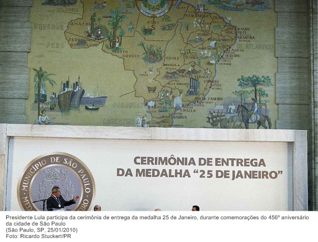 Presidente Lula participa da cerimônia de entrega da medalha 25 de Janeiro, durante comemorações do 456º aniversário da cidade de São Paulo.jpg