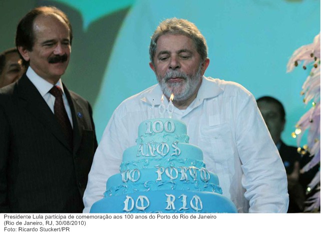 Presidente Lula participa de comemoração aos 100 anos do Porto do Rio de Janeiro 