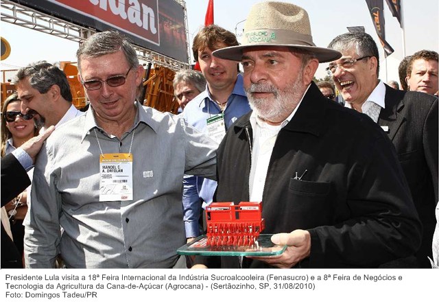Presidente Lula visita a 18ª Feira Internacional da Indústria Sucroalcooleira (Fenasucro) e a 8ª Feira de Negócios e Tecnologia da Agricultura da Cana-de-Açúcar (Agrocana) 