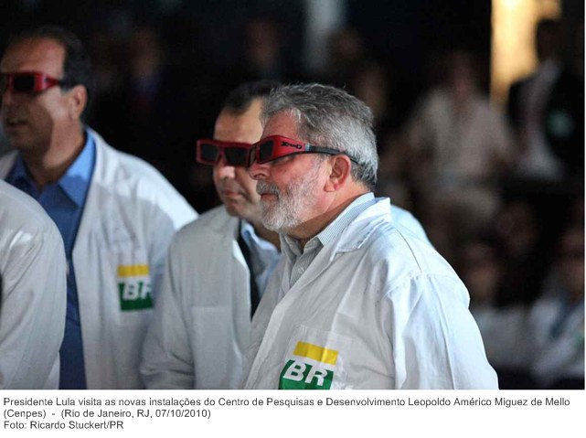 Presidente Lula visita as novas instalações do Centro de Pesquisas e Desenvolvimento Leopoldo Américo Miguez de Mello (Cenpes) 