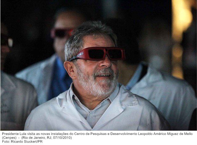 Presidente Lula visita as novas instalações do Centro de Pesquisas e Desenvolvimento Leopoldo Américo Miguez de Mello (Cenpes).