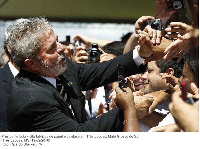 Presidente Lula visita fábricas de papel e celulose em Três Lagoas, Mato Grosso do Sul 