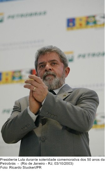 Presidente Lula durante solenidade comemorativa dos 50 anos da Petrobrás.jpg