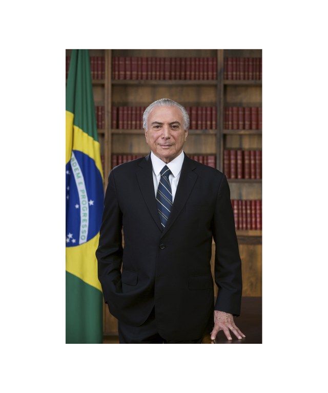 Foto oficial - Presidente Michel Temer - Tamanho pequeno (2,2 MB)