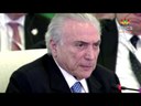 É fundamental a reinserção brasileira no comércio exterior, afirma Temer